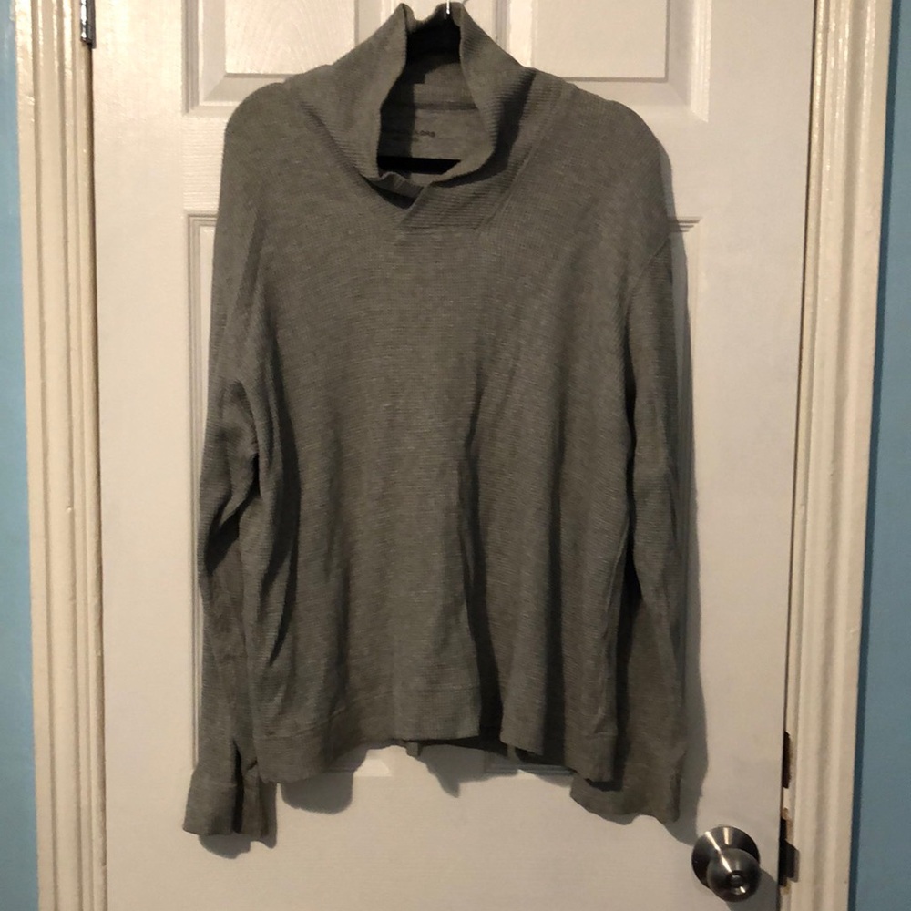 Michael Kors Gray Turtleneck Sweater Relaxed Fit